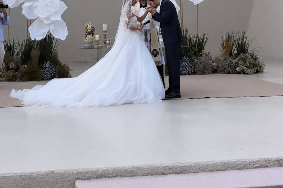 Flores gigantes casamento