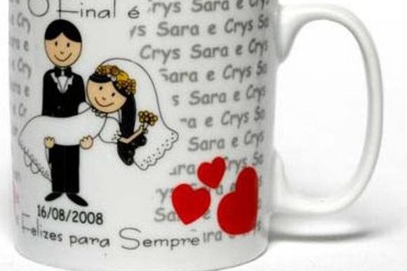 Caneca de cerâmica