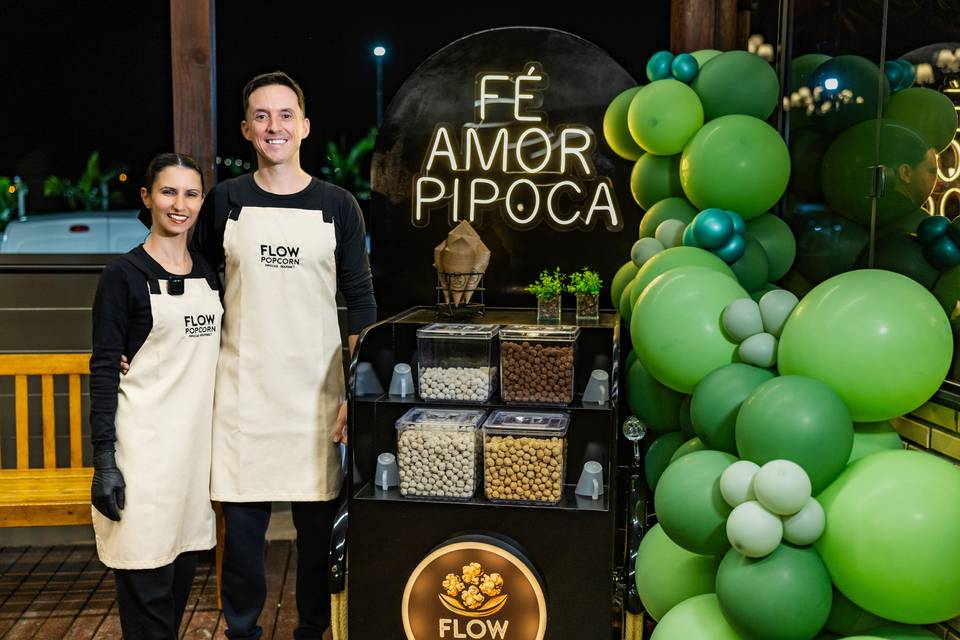 Pipocas Gourmet para casamento