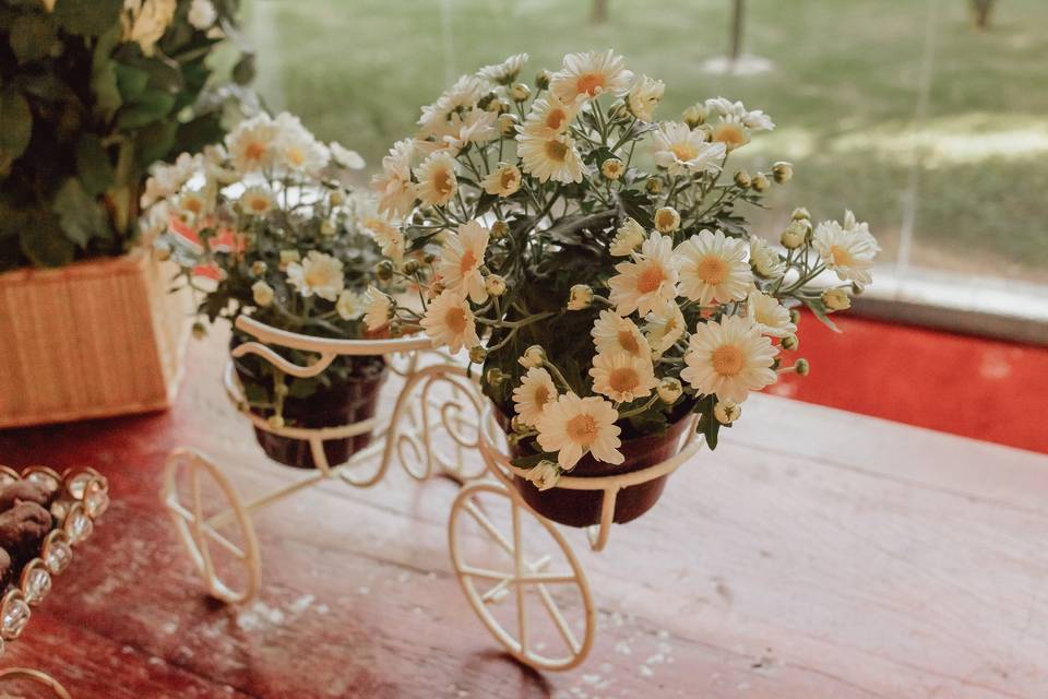 Bicicleta com flores