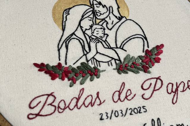 Borda alianças Sagrada Familia