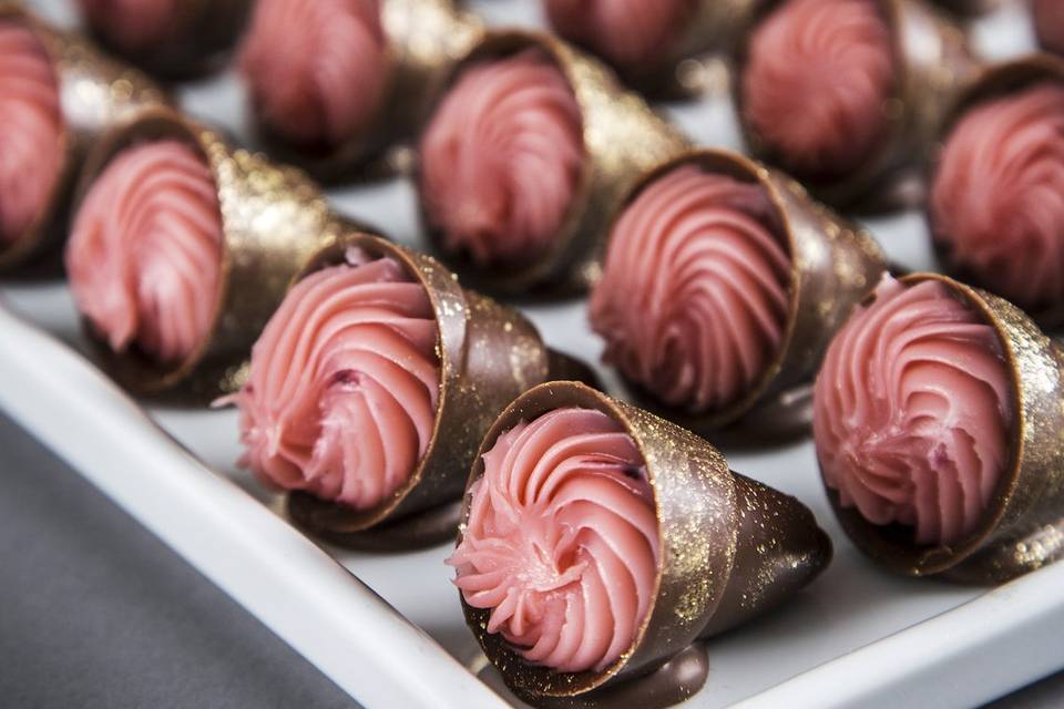 Temaki de brigadeiro