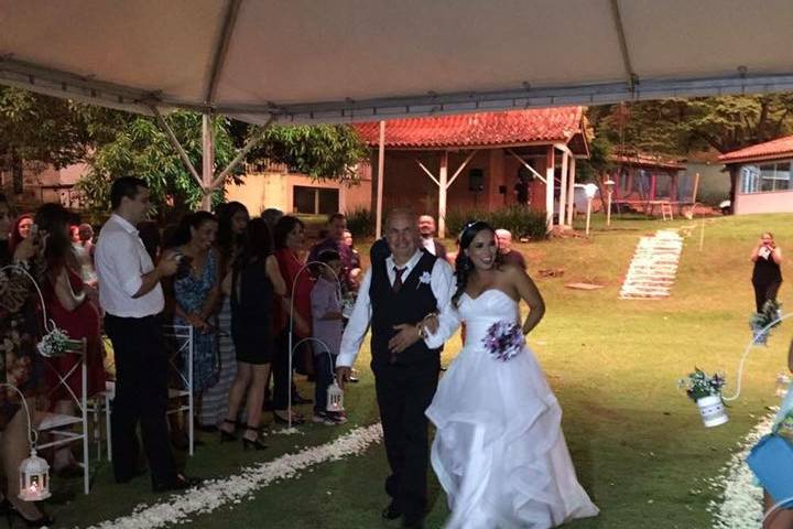 Casamento ao ar livre