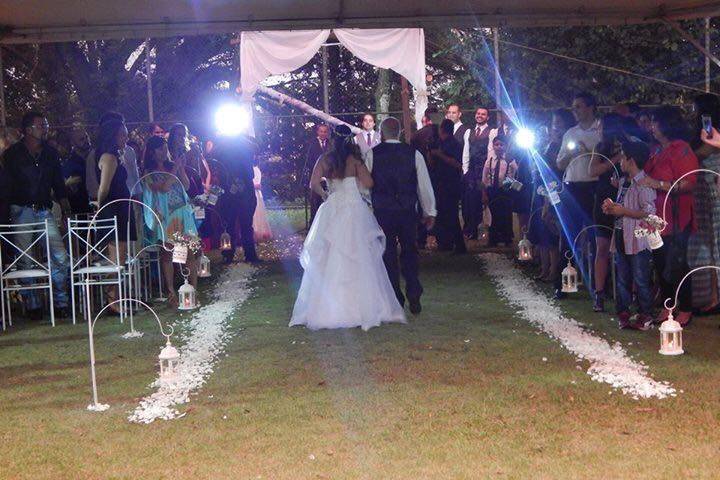 Casamento ao ar livre