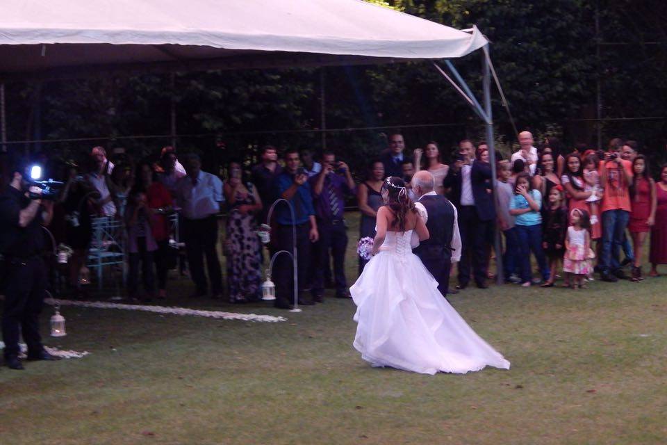 Casamento ao ar livre