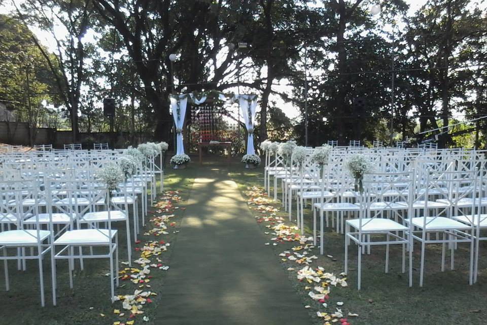 Casamento ao ar livre