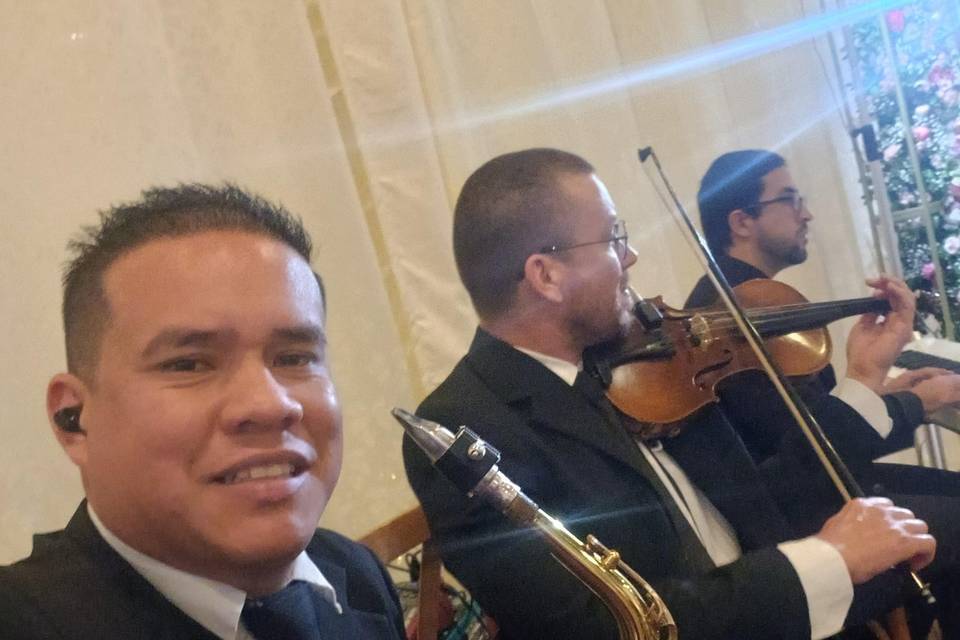 Trio/sax, violino, teclado