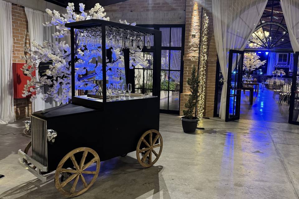 Carrinho de champanhe