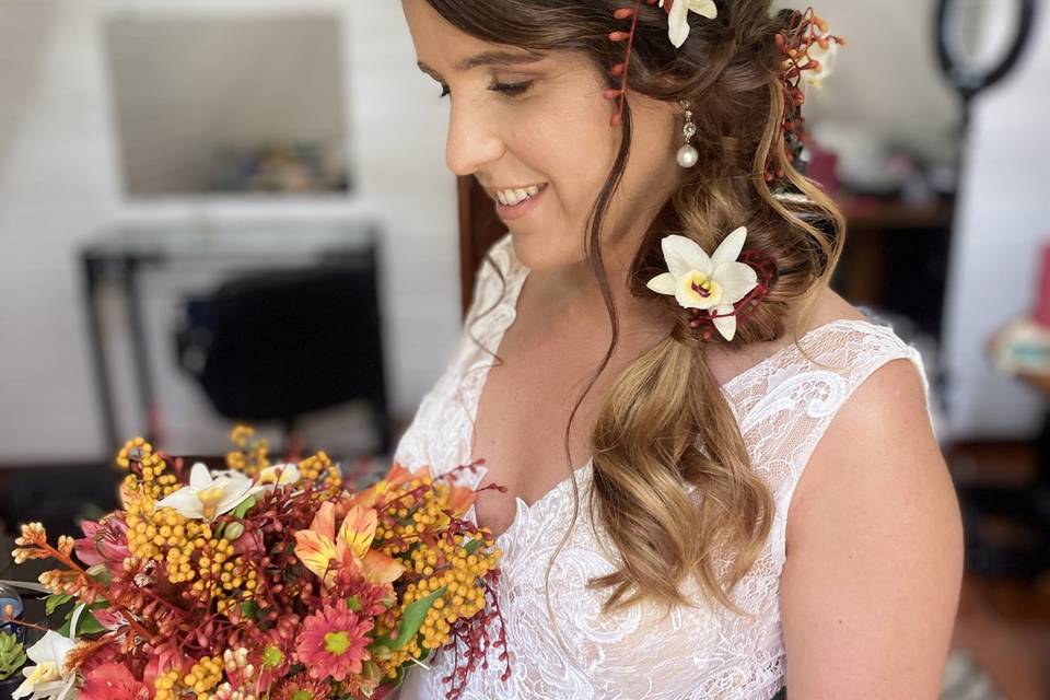 Penteado Boho