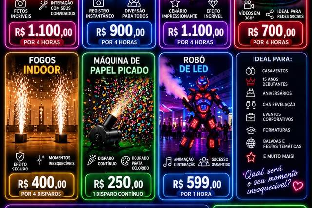 Pacote de Atrações