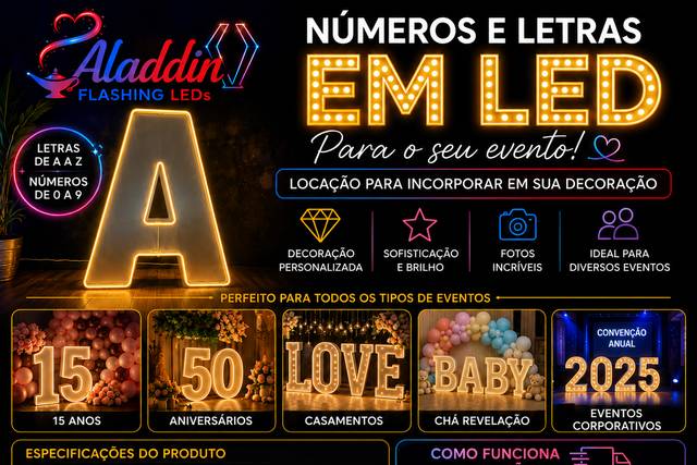 Letras luminosas