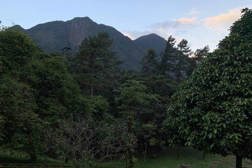 Vista para a montanha