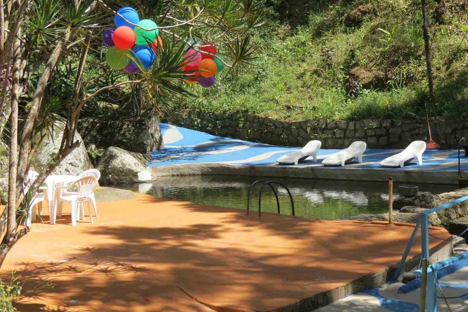 Piscina de água corrente