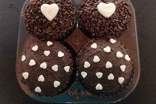 Cupcakes de chocolate