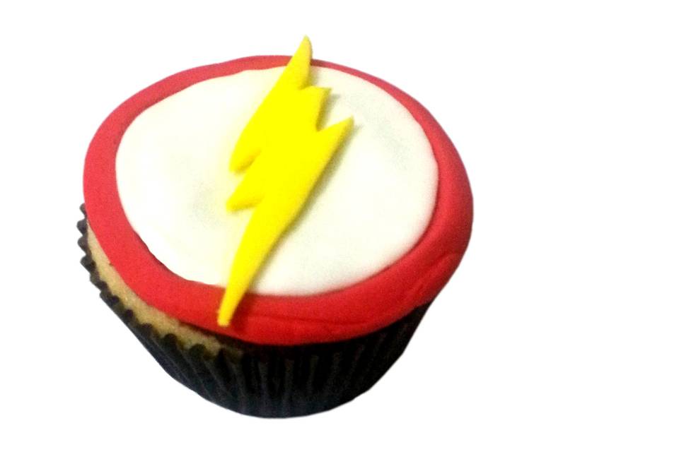 Cupcake Flash em Pasta