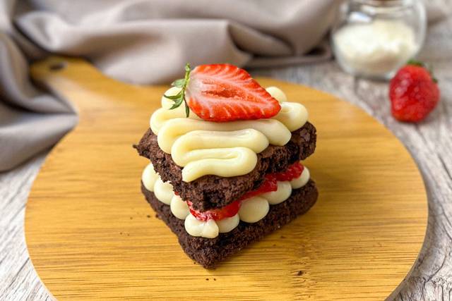Brownie recheado