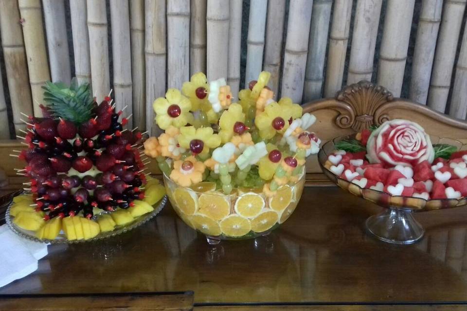 Frutas decoradas