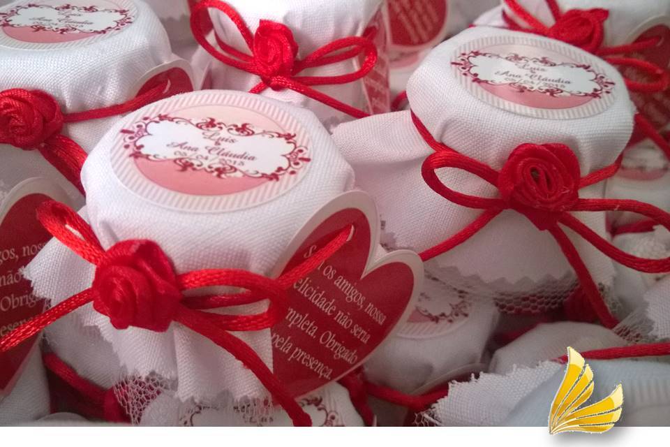 Vela no potinho personalizada