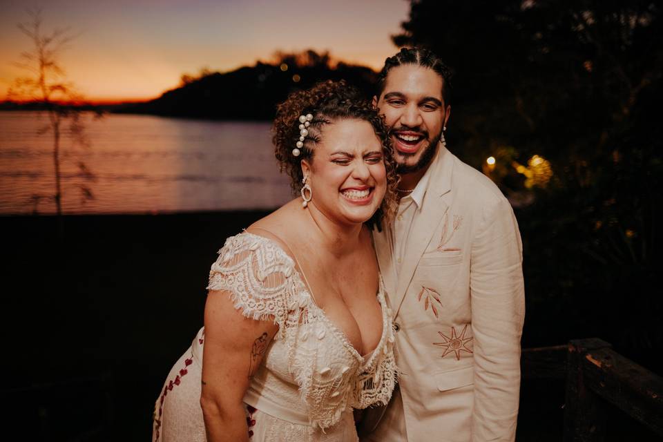 Por do Sol casamento