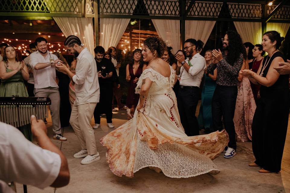 Roda de samba casamento