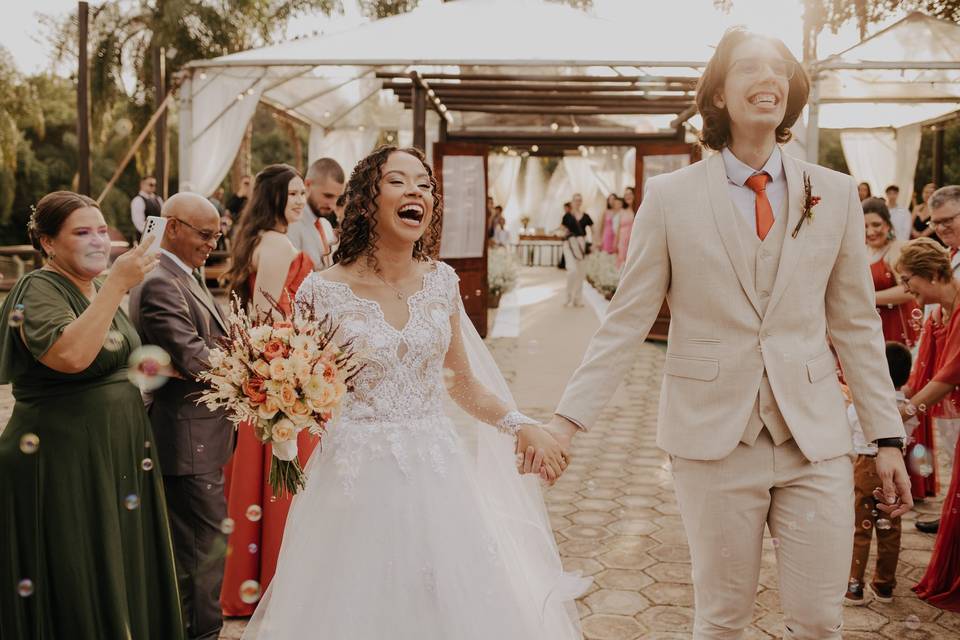 Casamento por do sol