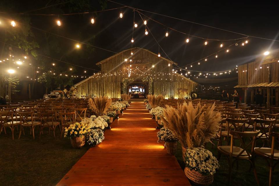 Espaço de festa.