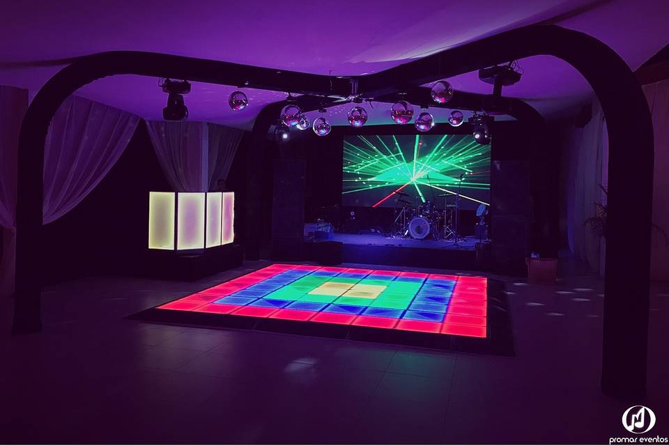 DJ/Estrutura/Iluminação/Painel