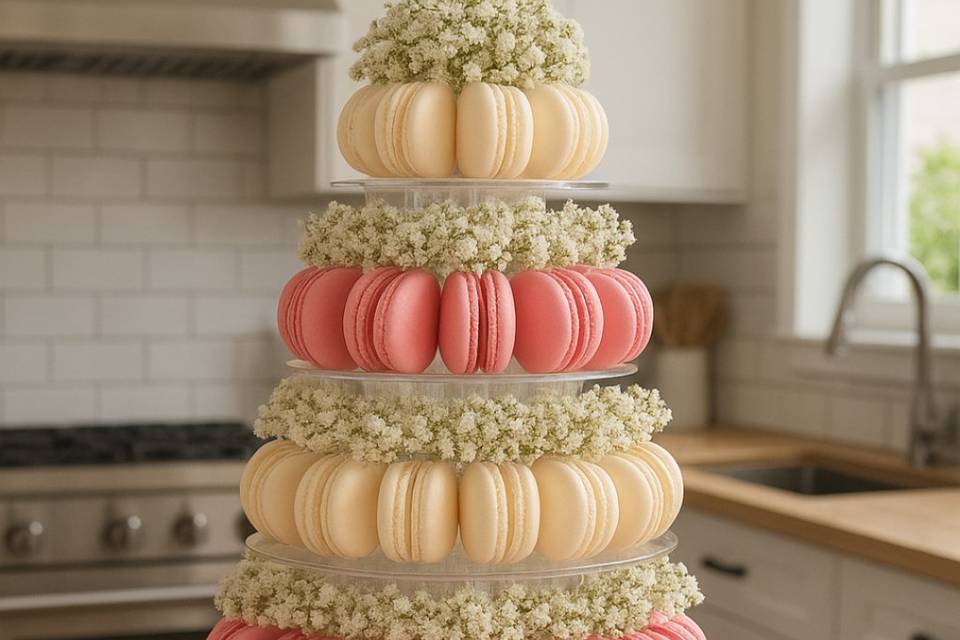 Torre de Macarons Primavera