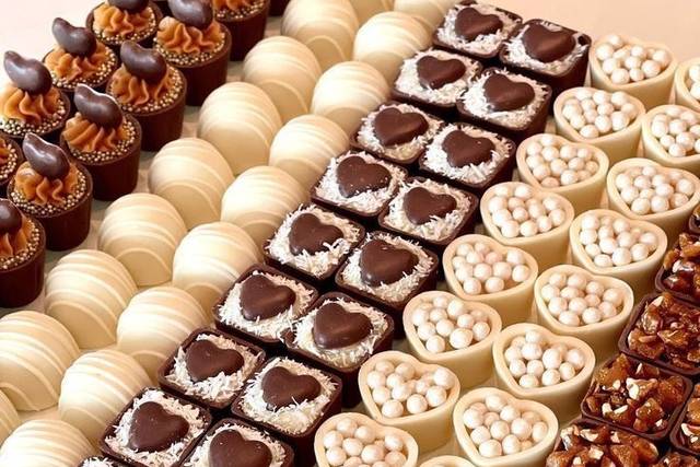 Copinhos de chocolate