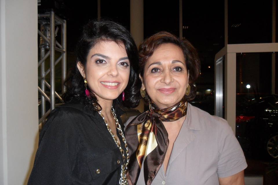 Com Evelize Fraga