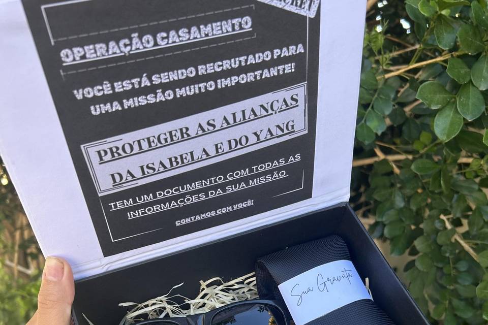 Caixa segurança das alianças