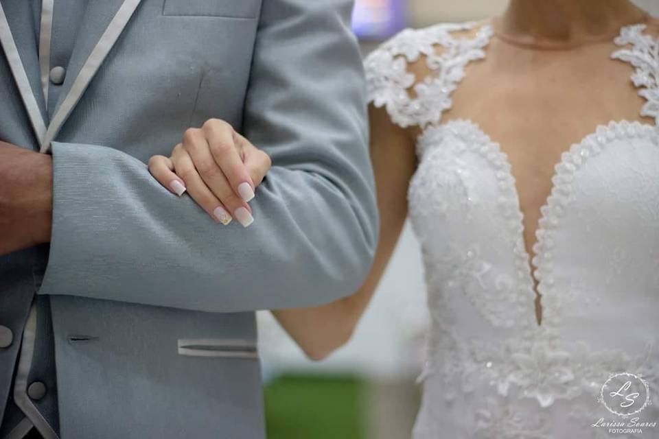 Casamento na igreja noivinhos