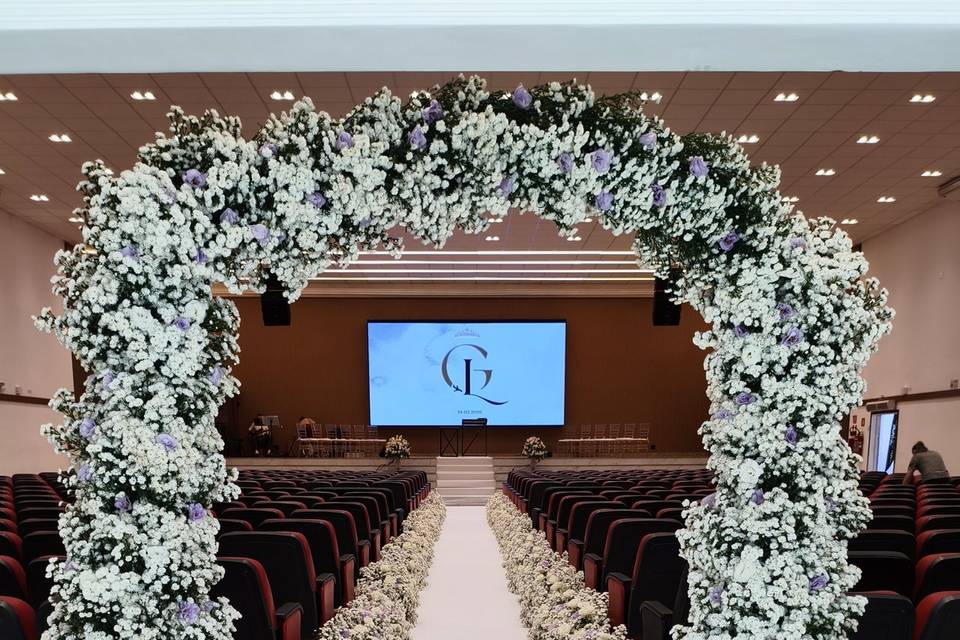 Arco com Jardineiras