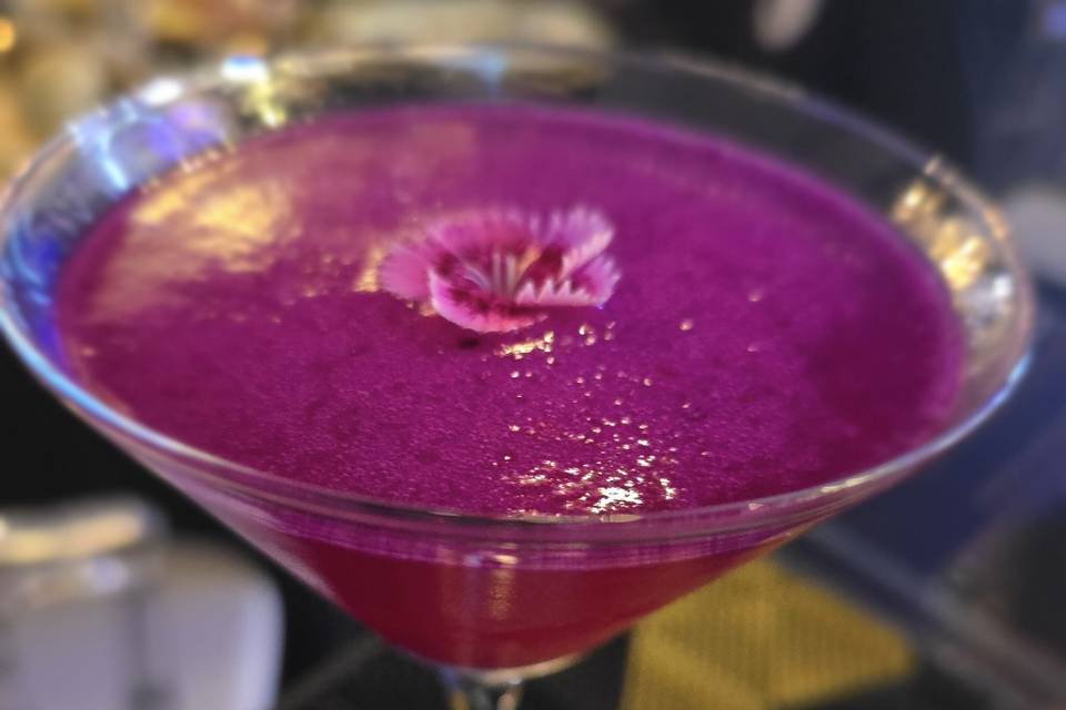 PITAYA com vodka uva