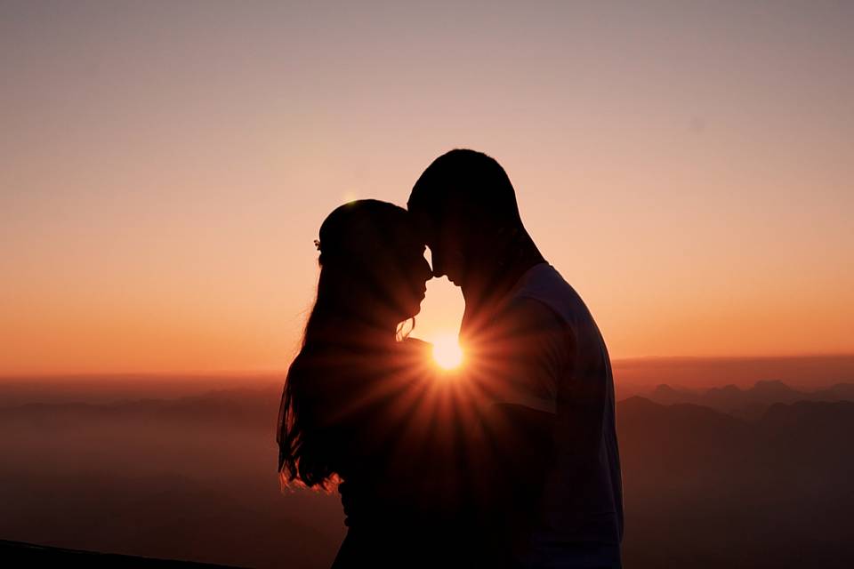 Pré-casamento nas montanhas