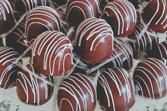 Trufas de Chocolate Meio-Amarg