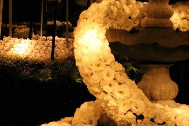 Escultura de flores