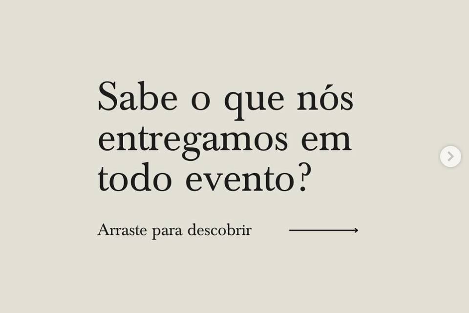 Sabe o que entregamos?