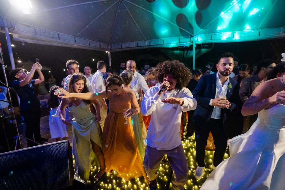 Pagode para festa de casamento