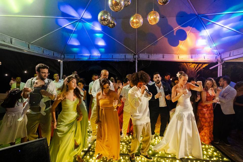 Pagode para festa de casamento