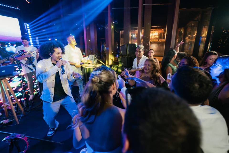 Pagode ao vivo para casamento