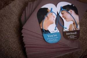 Convite chinelo personalizado