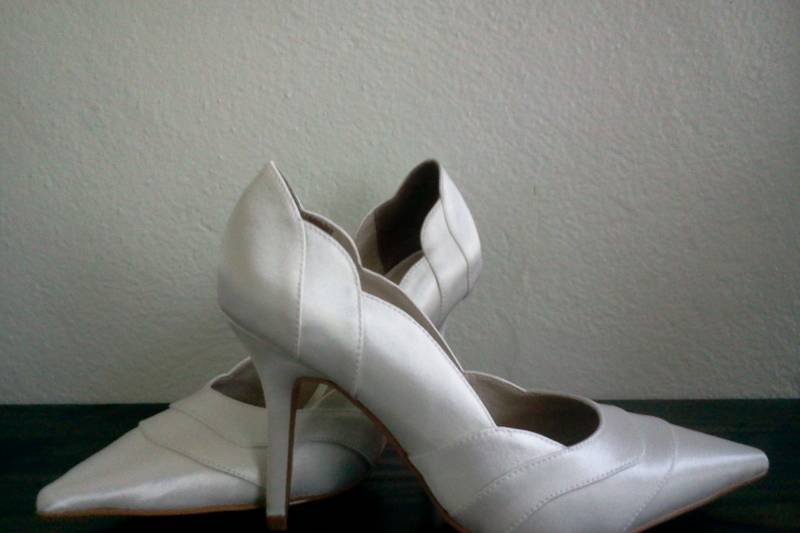 Scarpin cetim