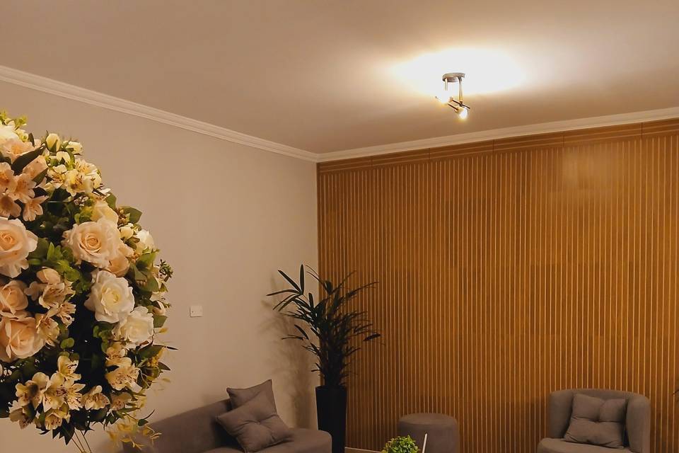 Lounge na recepção