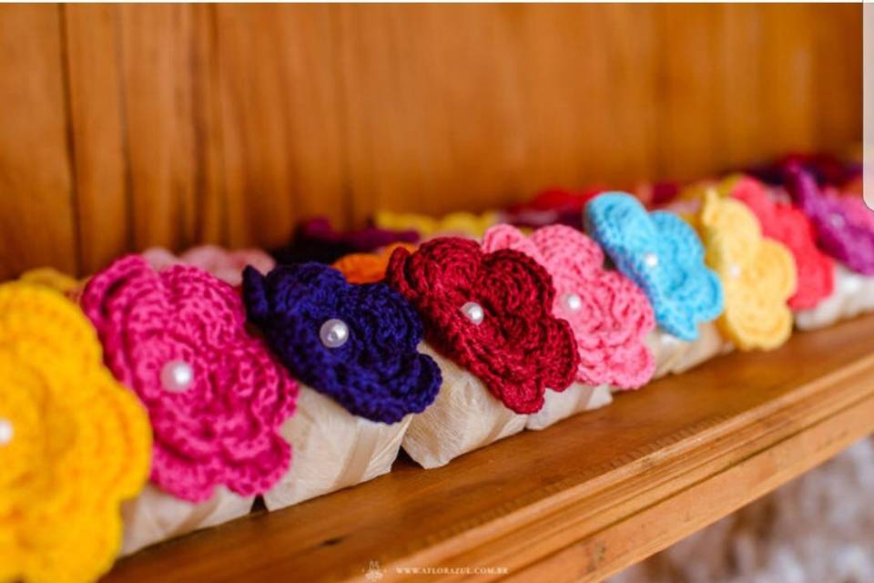 Flores de crochet