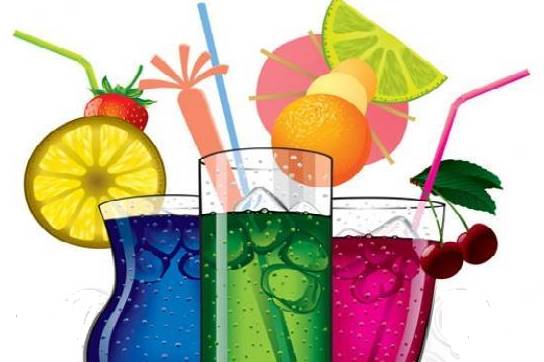 Diferentes tipos de bebidas