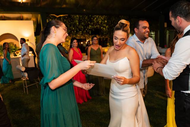 Ao vivo - reação da noiva