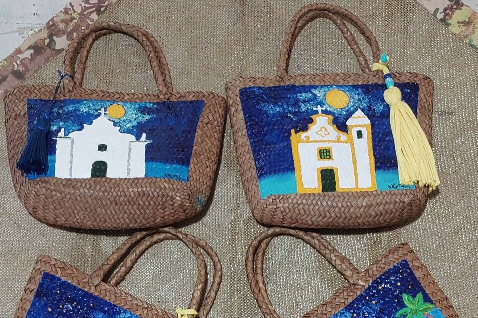 Arte em bolsas