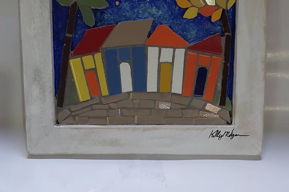 Arte única em casas 25cmx 25cm