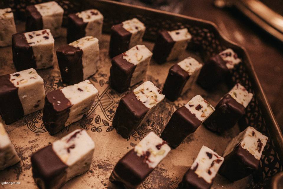 Fudge de Pistache e Cramberry